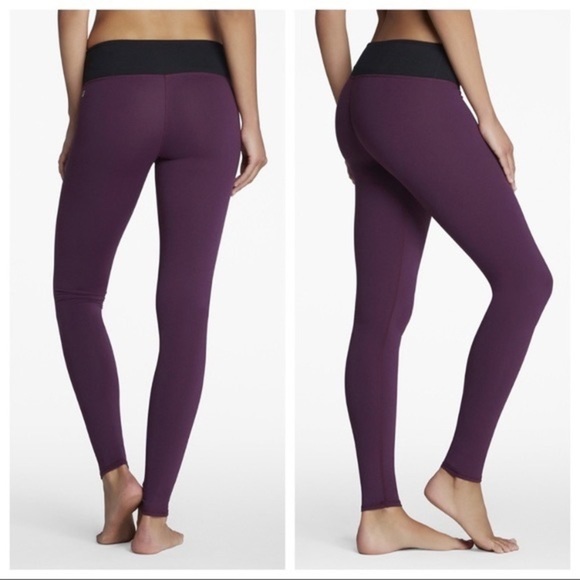 Fabletics Salar Powerhold Leggings Dark Plum Small - Picture 2 of 8